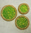 JUMKHI PLATTER Set of 3 for Diwali Decor, Rangoli ,Centre table decoration.