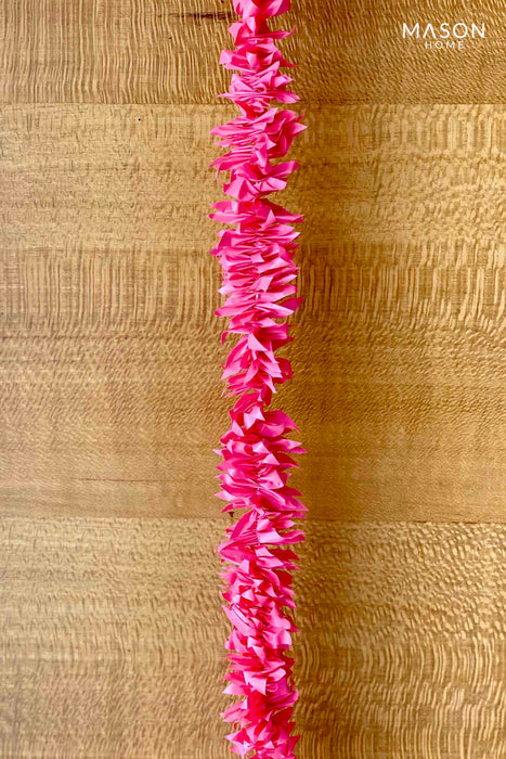SATYAM KRAFT Artificial Mogra Hanging Long Flower line for toran(Backdrop),Home Decor, Diwali, Festival decoration (Dark Pink)