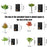 Artificial Succulent Heads Small Mini Plants,Plant Add Charm to Your Home Decor