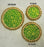 JUMKHI PLATTER Set of 3 for Diwali Decor, Rangoli ,Centre table decoration.