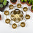 Decorative Round Gold Polish Decorative Urli Bowl Candle Holder for Home Decor,Mandir Decor,Diwali Decor, Floating Flowers,Candles Diya holder, Office,Table Decor, Entrance Decoration Item (Golden)