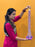 Dual Colour Carnation Side Hanging (25 Inch) | Rajnigandha & Galgota Flower Décor for Home, Diwali & Events