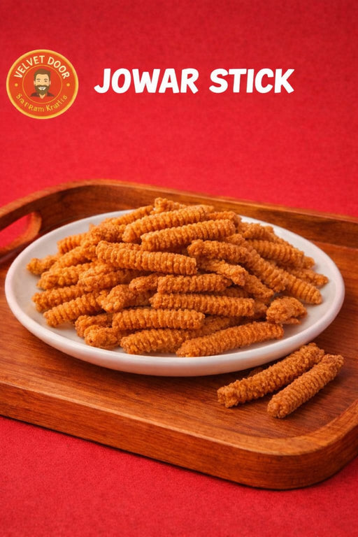 velvet door Jowar Stick (Jain Friendly) – Crispy Desi Spice in Every Bite