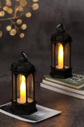 12 pcs Lantern Antique LED Lamp perfect for decorative Candle