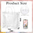 SATYAM KRAFT Medium Transparent PVC Plastic Bag Goodie Bags With Handle Gift bag, Carry Bags, gift bag, gift for Gifting, Return Gifts, Birthday, Wedding, Party, Festivals, Events (Medium)