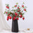 Artificial Faux Pomegranate Plant Stick, Enhance Your Space with Artificial Pomegranate Plant Big Realistic Leaves for Decoration - Ideal for Home, Office, Garden, and Indoor, (Pack of 3)(35 cm)