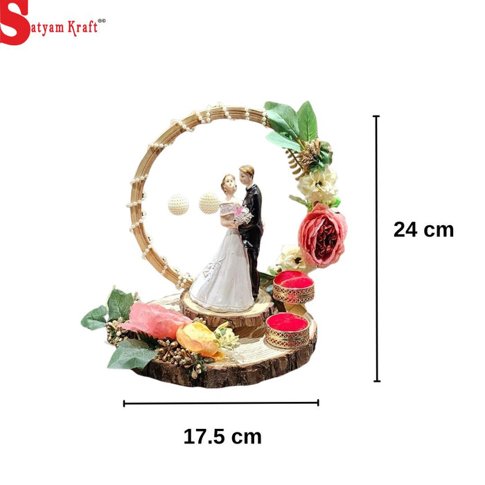 Engagement Ring Tray Decoration Idea | Diy Engagement Ring Platter |  Handmade idea | Wedding Craft - YouTube