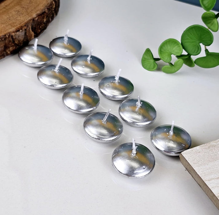 20 Pcs UFO Floating Round Wax Candles – Home Décor, Diwali & Relaxation