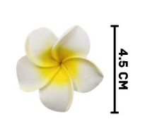 Artificial Big Fake Foam Hawaii Beach Water Floating Flowers for Decoration, Pooja Thali. Festival & Events, Home, Table, Bedroom, Pooja Room, DIY Craft (White)