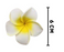 Artificial Big Fake Foam Hawaii Beach Water Floating Flowers for Decoration, Pooja Thali. Festival & Events, Home, Table, Bedroom, Pooja Room, DIY Craft (White)
