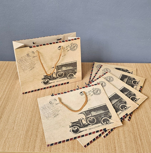 Medium Size Paper Bag With Handle 20 x 25 x 10 cm Gift Paper bag, Carry Bags, gift bag, gift for Birthday, gift for Festivals, Season's Greetings and other Events