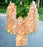 12 pcs Wisteria Artificial Flower for Home Decoration and Craft(Pack of 12, Peach)
