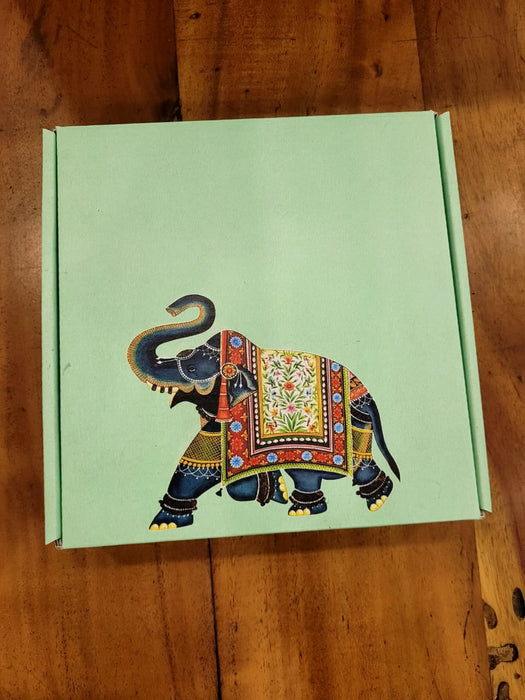 6 Pcs (8x 8 x 2 inch) Multipurpose Decorative Folding Paper Cardboard Box DIY Box for Gift Hamper,Wedding gifing.