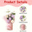 3 Pcs Handmade Crochet Flower Bouquets – Artificial Cotton Yarn Flowers for Home & Gifting