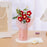 3 Pcs Handmade Crochet Flower Bouquets – Artificial Cotton Yarn Flowers for Home & Gifting