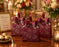Luxury Floral Gift Box with Handle & Bow | Premium Wedding Return Gift Packaging Box (Maroon & White)