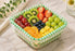 Transparent Square Food Container Box with Lid | Disposable Snack Box | Cake, Dry Fruits, Mukhwas Packaging Box | 12×12×6.5 cm