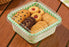 Transparent Square Food Container Box with Lid | Disposable Snack Box | Cake, Dry Fruits, Mukhwas Packaging Box | 12×12×6.5 cm