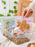 Multi Print Transparent Zip Lock Pouch  (Asthetic Designs) | 13 x 13 cm | Reusable Plastic Packaging for Cookies, Chocolates & Dry Snacks