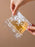 Multi Print Transparent Zip Lock Pouch  (Asthetic Designs) | 13 x 13 cm | Reusable Plastic Packaging for Cookies, Chocolates & Dry Snacks
