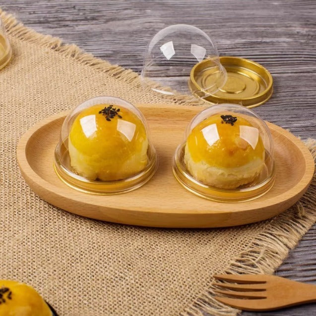 Mini Dome Food Cover (7.5 x 5 cm) | Transparent Food Cover for Sweets, Dry Fruits, Butter & Desserts | Dust & Insect Protection | Reusable Food Grade Cover