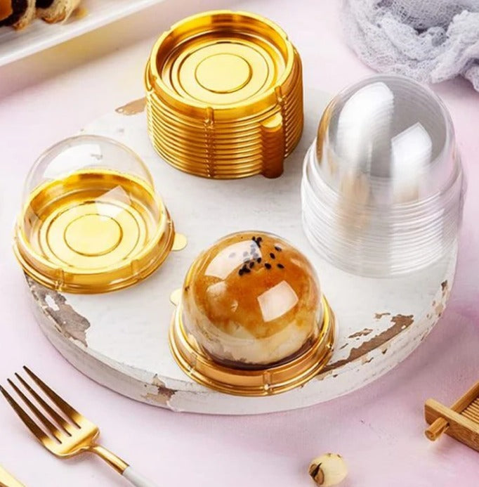 Mini Dome Food Cover (7.5 x 5 cm) | Transparent Food Cover for Sweets, Dry Fruits, Butter & Desserts | Dust & Insect Protection | Reusable Food Grade Cover