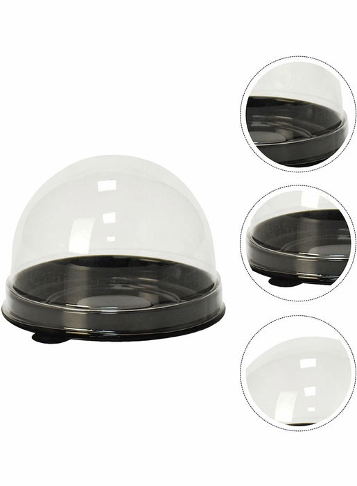 Mini Dome Food Cover (7.5 x 5 cm) | Transparent Food Cover for Sweets, Dry Fruits, Butter & Desserts | Dust & Insect Protection | Reusable Food Grade Cover