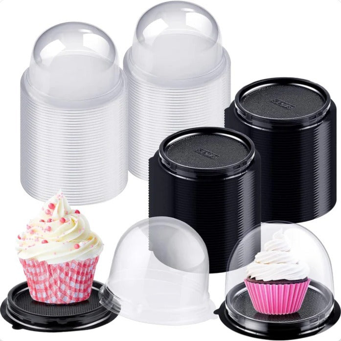 Mini Dome Food Cover (7.5 x 5 cm) | Transparent Food Cover for Sweets, Dry Fruits, Butter & Desserts | Dust & Insect Protection | Reusable Food Grade Cover