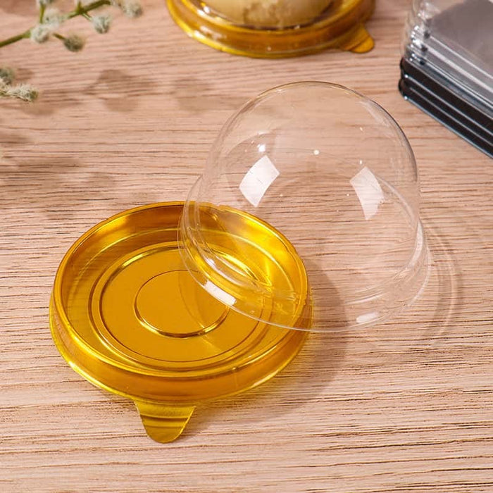 Mini Dome Food Cover (7.5 x 5 cm) | Transparent Food Cover for Sweets, Dry Fruits, Butter & Desserts | Dust & Insect Protection | Reusable Food Grade Cover