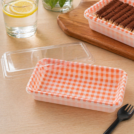 Rectangle Food Container with Transparent Lid | Dry Fruit, Chocolate & Snack Storage Box | Food Grade Reusable Container | Available in Multiple Colors (Copy)
