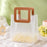 Frosted Transparent Gift Bag with Leather Handle | Premium Hamper & Return Gift Bag | 3 Sizes Available