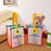 Cute Frosted Gift Bag with Handle | Transparent PVC Return Gift & Hamper Bag | 14×12×19 CM | 3 Assorted Designs