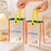 Cute Frosted Gift Bag with Handle | Transparent PVC Return Gift & Hamper Bag | 14×12×19 CM | 3 Assorted Designs
