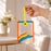 Cute Frosted Gift Bag with Handle | Transparent PVC Return Gift & Hamper Bag | 14×12×19 CM | 3 Assorted Designs