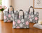 Premium Printed Frosted Plastic Gift Tote Bags | Reusable Carry Bags for Return Gifts, Hampers & Party Packaging (5 Designs Available)