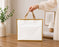 Premium Plastic Gift Carry Bag with Handle – Black, White & Green | 35×25×10 cm