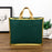 Premium Plastic Gift Carry Bag with Handle – Black, White & Green | 35×25×10 cm