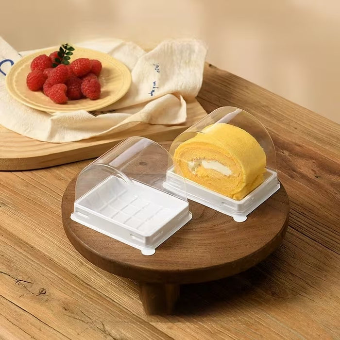 Mini Dome Shape Plastic Storage Box | Transparent Candy, Chocolate & Gift Packaging Container (White & Black Available)