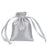 Luxury Satin Drawstring Potli Bag – Gold & Silver | Return Gift Pouch for Wedding, Festive & Jewelry Packaging (7 x 9 cm)