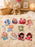 6 Pcs Baby Shower Cutout Set | Baby Boy & Baby Girl Theme Cutouts | Cake Topper & Party Decoration Kit (size 13 cm to 15 cm )