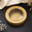Round Gold Metal Tin Box with Transparent Window Lid | 3.9 × 1.5 Inch | Gift, Cookies, Chocolates & Dry Fruit Packaging