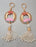 Shubh Labh Lotus Door Hanging with Krishna Flute & Peacock Feather | Decorative Wall & Main Door Hanging | Festive Home Décor (Set of 2)