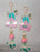 Shubh Labh Lotus Door Hanging with Krishna Flute & Peacock Feather | Decorative Wall & Main Door Hanging | Festive Home Décor (Set of 2)