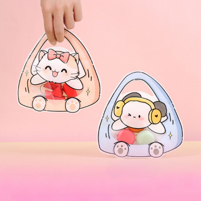 40 Pc Cartoon Gift Pouch for Kids, Cute Animal Candy Bag, Return Gift Bag for Birthday, Baby Shower, Decorative Goodie Bag for Chocolates Gifts,