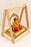 1 Set Premium Wooden Folding/Foldable Jhula Swing for Krishna Janmashtami | Traditional Palna for Laddu Gopal, Kanhaji Pooja, Home Mandir Temple Festival Decoration (1 Set) (Wooden Jhula)