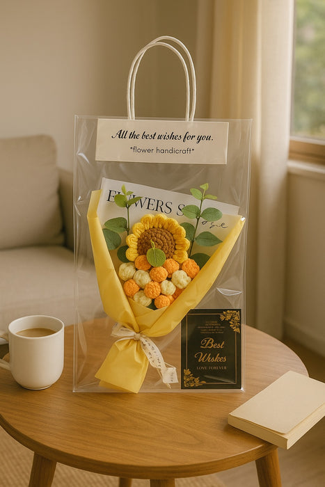 1 pcs Ready to use Crochet bouquet for Gifting