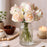 Artificial Rose Flower for - Home, Office, Bedroom, Balcony, Table Display, Living Room Decoration and Craft Corner (Without Vase Pot)