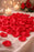 Artificial Rose Petals for Decoration Perfect for Her Him Valentine’s Day Romantic Decor for Wedding Anniversary New Year Candle Light Dinner Bedroom Table Party Decor.