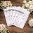 Polka Dot Gift Pouches with Satin Ribbon – White & Silver/Gold Dots