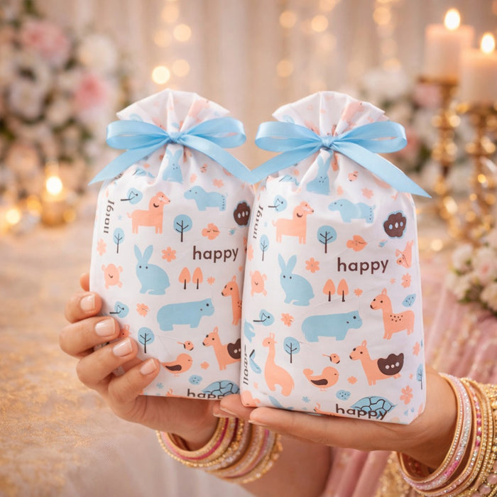 Kids Theme Decorative Gift Potli/pouch For Gifting Chocolates,Dryfruits Items - Fancy Decorative packaging In Baby Shower gifting, Gift Potli,Birthday, Return Gifts